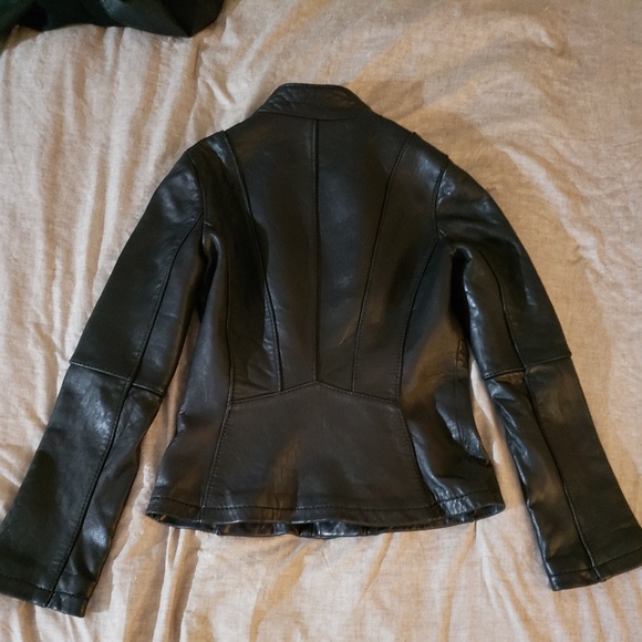 Michael Kors genuine leather jacket - Picture 2 of 7